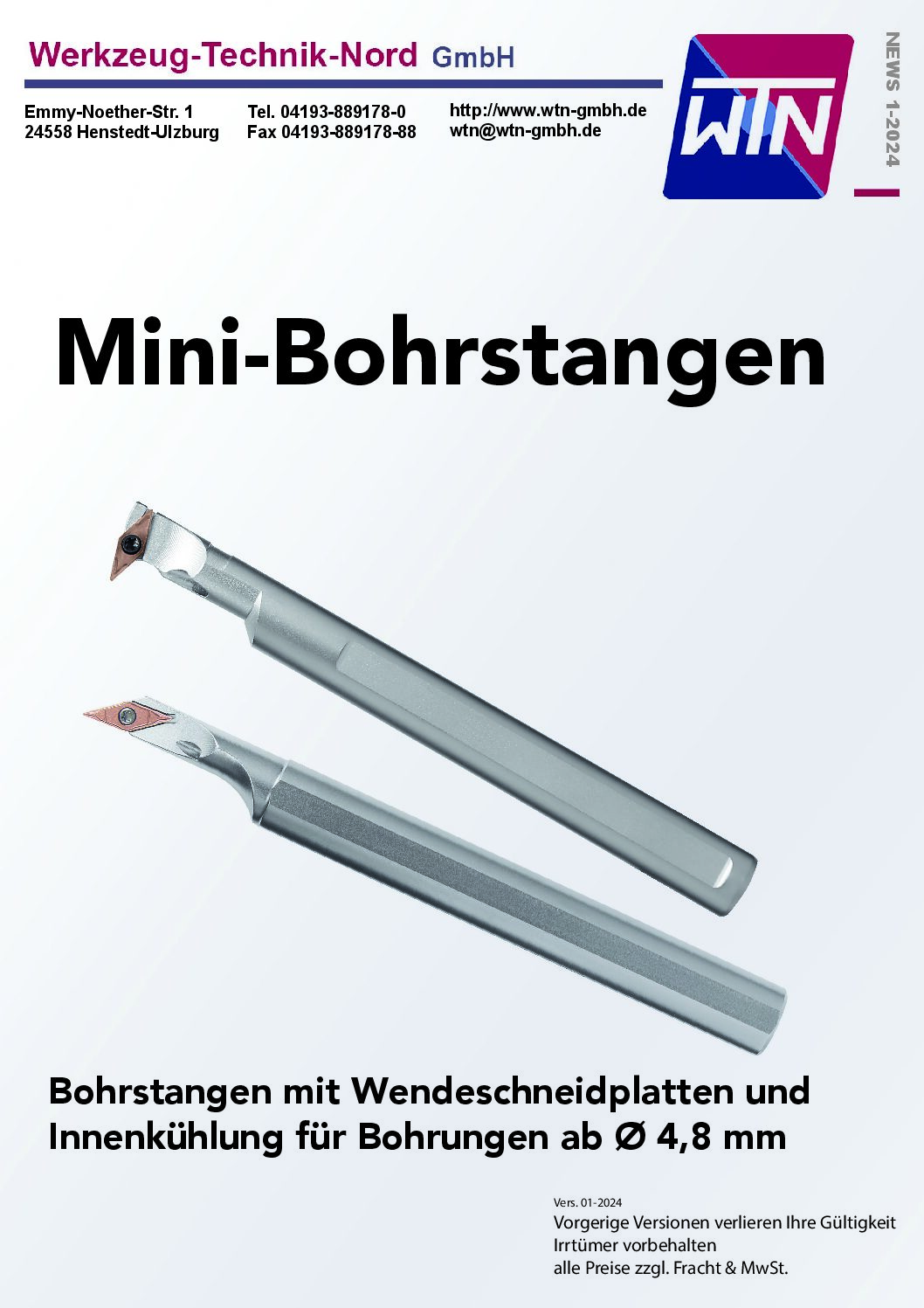 Mini-Bohrstangen